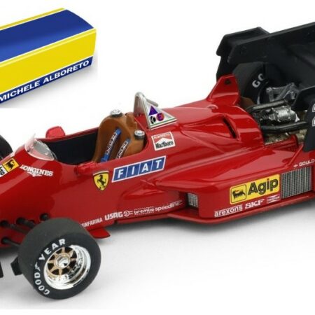 Brumm FERRARI 126 C 4 M.ALBORETO 1984 N.27 WINNER BELGIUM GP 1:43