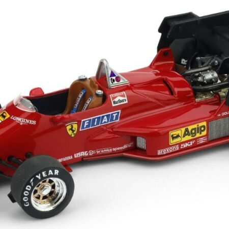 Brumm FERRARI 126 C 4 R.ARNOUX 1984 N.28 2nd S.MARINO GP 1:43