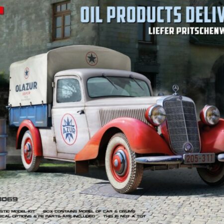 Miniart LIEFER PRITSCHENWAGEN TYP 170V OIL PRODUCTS DELIVERY KIT 1:35