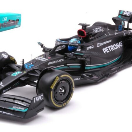 Burago MERCEDES F1 GEORGE RUSSELL 2023 W/HARD CASE 1:24