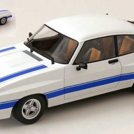 ModelCarGroup FORD CAPRI MK II X-PACK 1975 WHITE/BLUE 1:18