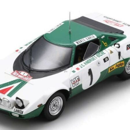 Spark Model LANCIA STRATOS HF N.1 RALLY MONTE CARLO 1975 ANDRUET-JOUANNY 1:43