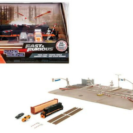 Jada Toys NANO TRAIN DIORAMA FAST & FURIOUS (CARS cm 4)