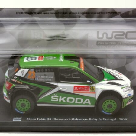 Editoria SKODA FABIA R5 N.23 RALLY PORTUGAL 2019 ROVANPERA-HALTTUNEN 1:24