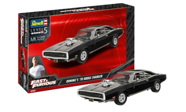 Revell DODGE CHARGER FAST & FURIOUS MODEL SET KIT 1:25