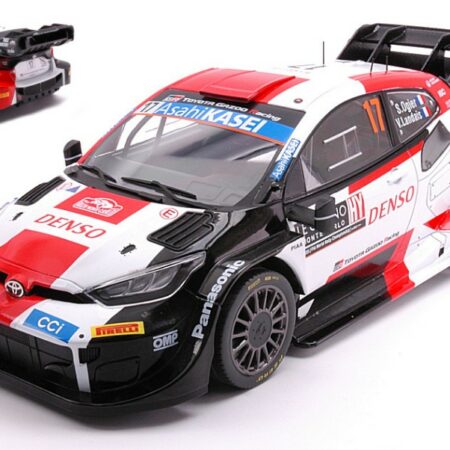 Ixo Model TOYOTA GR YARIS N.17 RALLY MONTE CARLO 2023 OGIER-LANDAIS 1:18