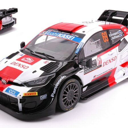 Ixo Model TOYOTA GR YARIS N.69 RALLY MONTE CARLO 2023 ROVANPERA-HALTTUNEN 1:18