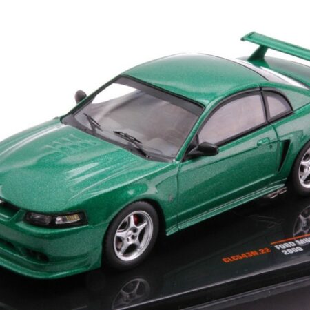 Ixo Model FORD MUSTANG STV COBRA R 2000 MET.GREEN 1:43