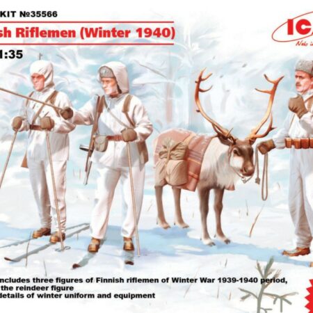 ICM FINNISH RIFLEMEN WINTER 1940 4 FIGURES KIT 1:35