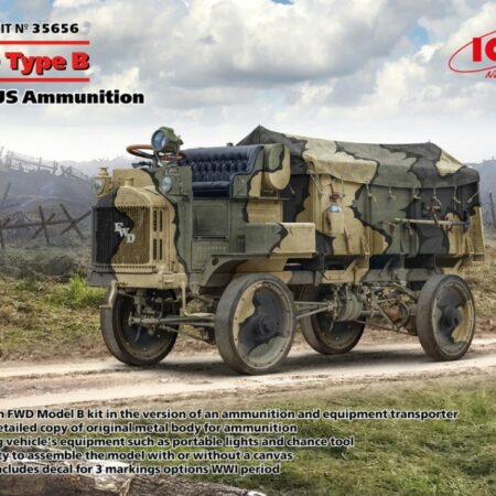 ICM FWD TYPE B WWI US AMMUNITION TRUCK KIT 1:35