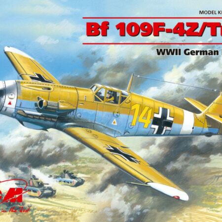 ICM MESSERSCHMITT BF 109F-4Z/TROP WWII GERMAN FIGHTER KIT 1:48