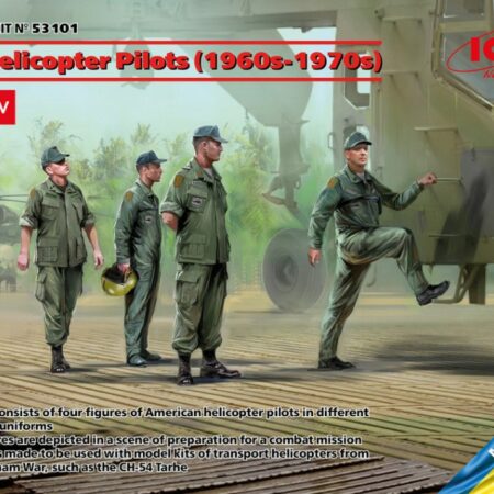 ICM US HELICOPTER PILOTS(1960s-1970s) KIT 1:35