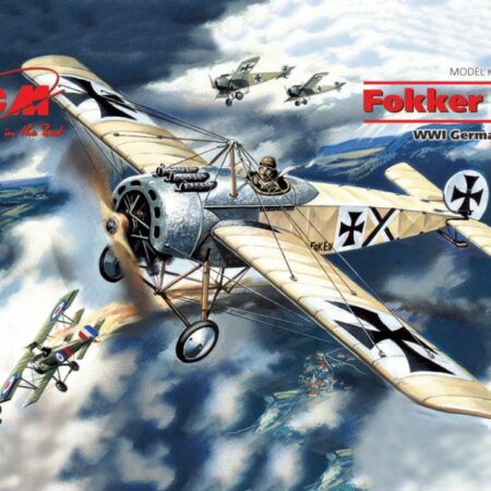 ICM FOKKER E.IV WWI GERMAN FIGHTER KIT 1:72