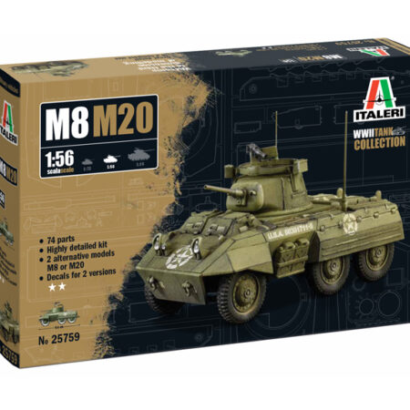 Italeri M8/M20 GREYHOUND KIT 1:56