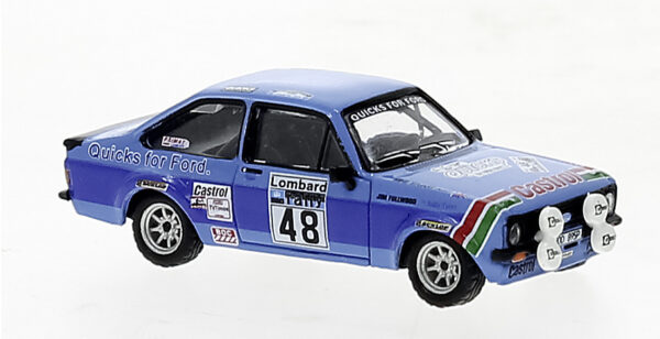 Brekina FORD ESCORT RS 1800 N.48 RAC RALLY 1980 M.STUART 1:87