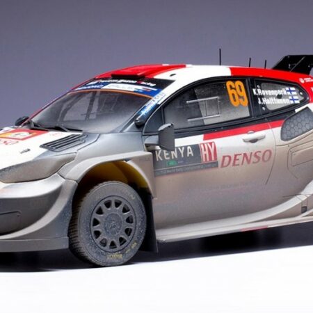 Ixo Model TOYOTA GR YARIS WRC HYBRID N.69 RALLY SAFARI 2023 ROVANPER-HALTT.1:18