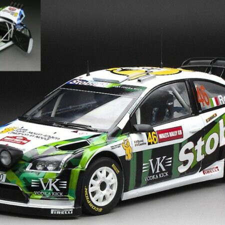 SunStar FORD FOCUS WRC07 N.46 RALLY GB 2008 V.ROSSI-C.CASSINA 1:18