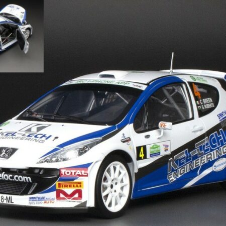 SunStar PEUGEOT 207 S2000 N.4 CIRCUIT OF IRELAND 2012 C.BREENE-G.ROBERTS 1:18