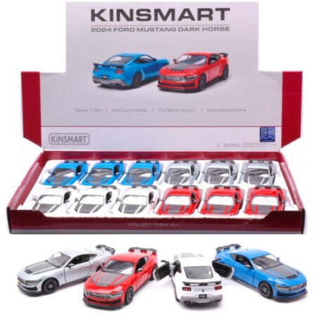 Kinsmart FORD MUSTANG DARK HORSE COL.ASS.cm 12 1:38