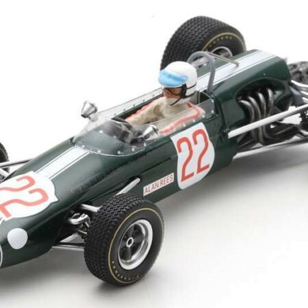 Spark Model BRABHAM BT23 N.22 2nd F2 GERMAN GP 1967 ALAN REES 1:43