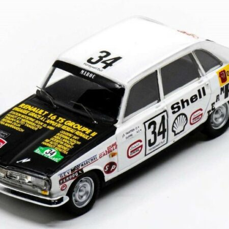 Spark Model RENAULT 16 TS N.34 RALLYE DU MAROC 1972 LE TAHITIEN-DUPRE' 1:43