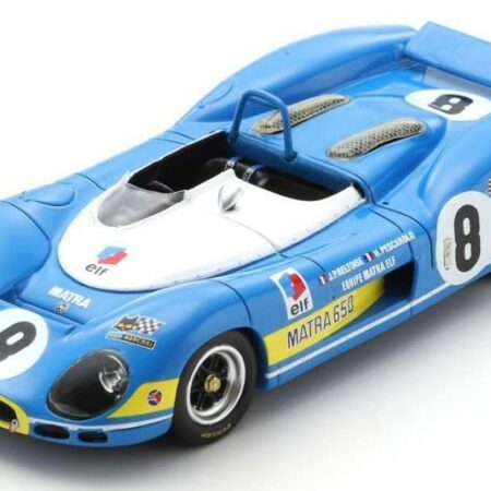 Spark Model MATRA MS650 N.8 1st 1000 KM PARIS 1969 J.P.BELTOISE-H.PESCAROLO 1:43