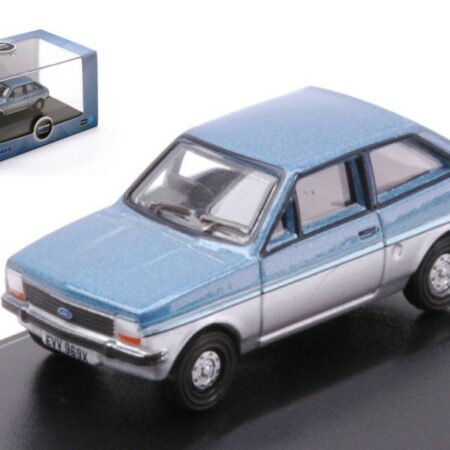 Oxford FORD FIESTA MK1 METALLIC BLUE/SILVER 1:76