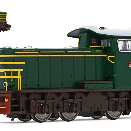 Rivarossi FS LOCOMOTIVA DIESEL DA MANOVRA LIVREA VERDE/GIALLO EP.IV 1:87