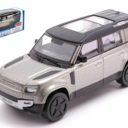 Burago LAND ROVER DEFENDER 110 SILVERGREEN 1:43