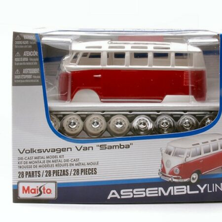 Maisto VW T1 VAN SAMBA RED/WHITE KIT 1:24