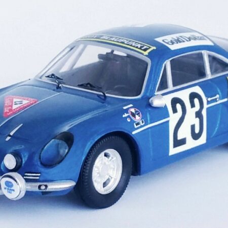 Trofeu ALPINE A110 1000 LAKES RALLY 1969 LUSENIUS-HALME 1:43