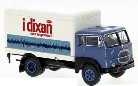 Brekina FIAT 642 BOX-WAGON "I DIXAN" 1960 BLUE/WHITE 1:87