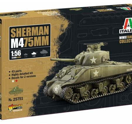 Italeri M4 SHERMAN (75 mm) KIT 1:56