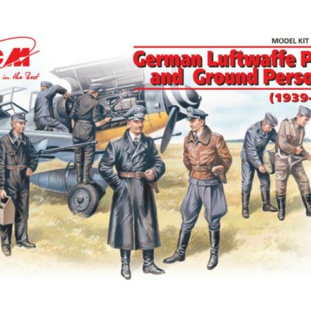 ICM GERMAN LUFTWAFFE PILOTS AND GROUND PERSONNEL 1939-1945 KIT 1:48