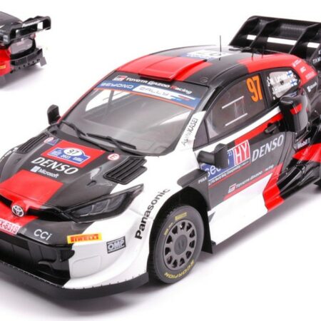 Ixo Model TOYOTA GR YARIS N.97 FINLAND RALLY 2023 LATVALA-HANNINEN 1:18