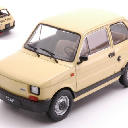 Whitebox FIAT 126P 1985 LIGHT YELLOW 1:24