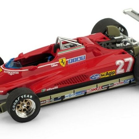 Brumm FERRARI 126 C2 G.VILLENEUVE 1982 N.27 3rd LONG BEACH DISQUALIFY 1:43