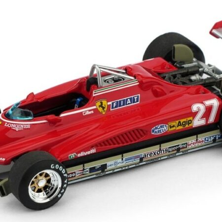 Brumm FERRARI 126 C2 G.VILLENEUVE 1982 N.27 BRAZIL GP 1:43 LIM.250