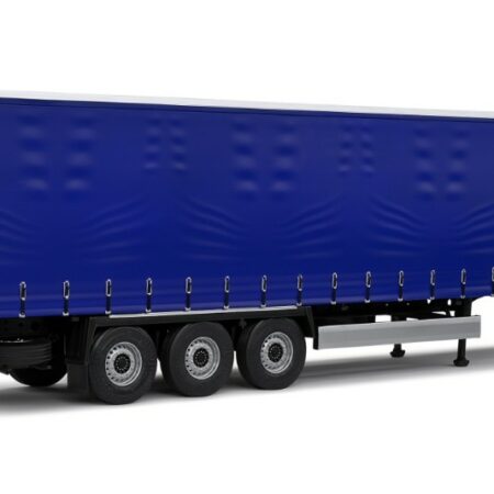 Solido TARPOLIN TRAILER FOR TRUCK RIMORCHIO BLUE/WHITE 1:24