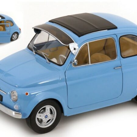 KK Scale FIAT 500 F CUSTOM 1968 LIGHTBLUE 1:12