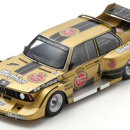 Spark Model BMW 320 N.4 DRM NORISRING 1977 JORG OBERMORSER 1:18