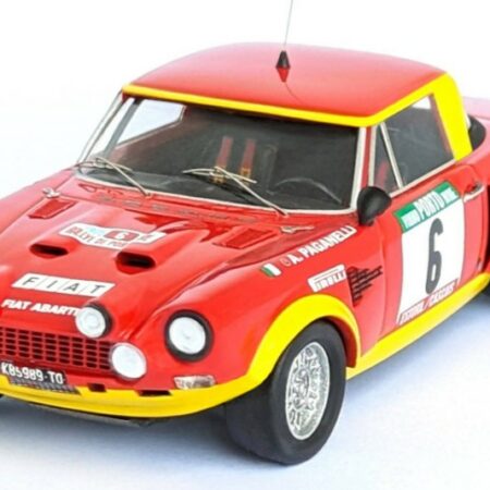 Trofeu FIAT 124 ABARTH RALLY N.6 RALLY OF PORTUGAL 1975 PAGANELLI-RUSSO 1:43