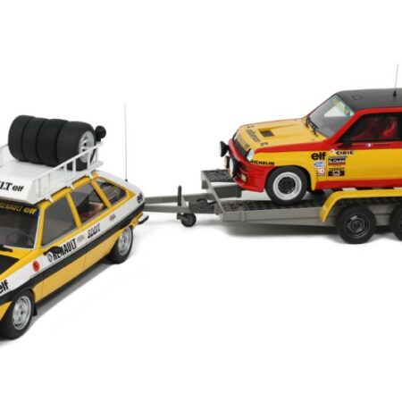 Ottomobile RENAULT 30 ASSISTANCE + R5 TURBO TEST CAR 1979 + TRAILER "SET" 1:18