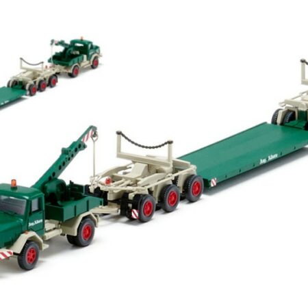 Wiking CAMION A PIANALE RIBASSATO LOW-LOADER TRAILER TRUCK 1:87