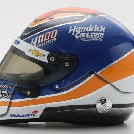 Spark Model HELMET KYLE LARSON 2024 ARROW MCLAREN H11000 ARAI 1:5