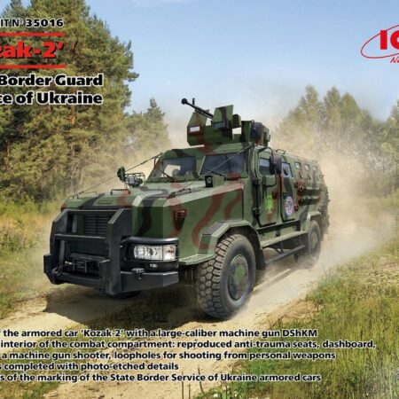 ICM KOZAK-2 STATE BORDER GUARD SERVICE OF UKRAINE KIT 1:35