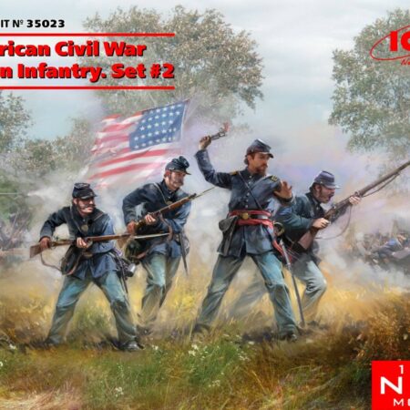 ICM AMERICAN CIVIL WAR UNION INFANTRY SET 2 KIT 1:35