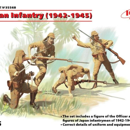 ICM JAPAN INFANTRY 1942-1945 4 FIGURES KIT 1:35