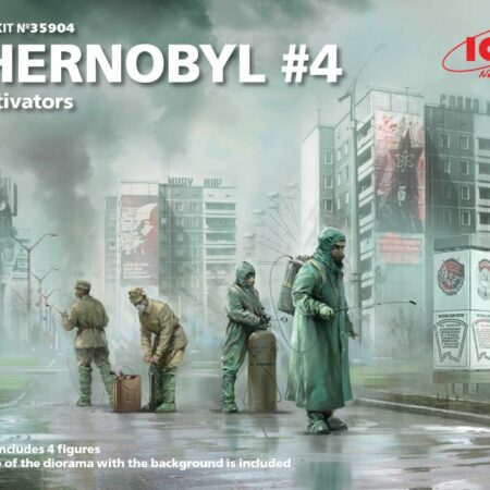 ICM CHERNOBYL DEACTIVATORS 4 FIGURES KIT 1:35