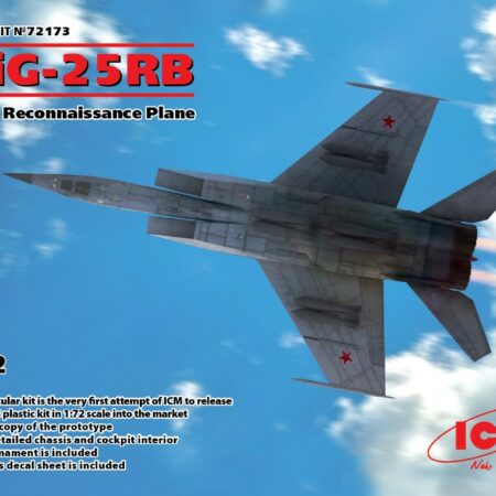 ICM MIG-25 RB SOVIET RECONNAISSANCE PLANE KIT 1:72